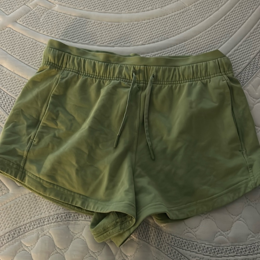 Lululemon green shorts.